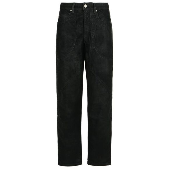 Isabel Marant Etoile 'Kelvina' Black Faux Leather Pants Women